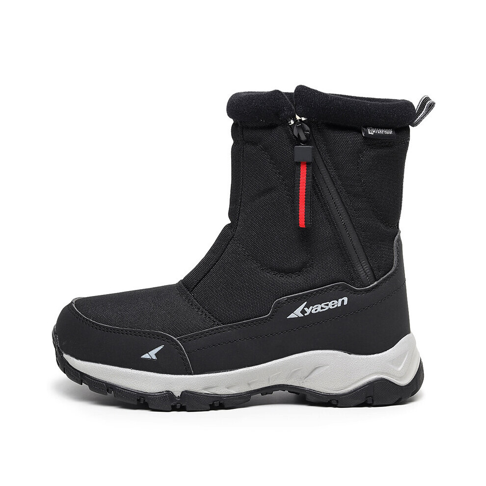 Winter Thick Couple Snow Boots Plus Velvet Warm Side Zipper Outdoor Casual Short Boots Cold Resistance Men Cotton Shoes-image-OPC-PBWRBGM-NEW