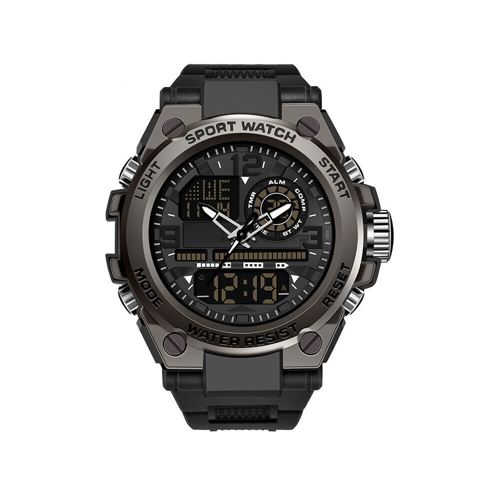 Waterproof Men Sport Watch Luminous Dual Time Display Digital Student Wristwatch Shockproof Multi-function Electronic Watch-image-OPC-PBWRR7W-NEW