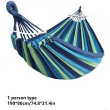 (blue) Outdoor Hammock Portable Garden Hammock