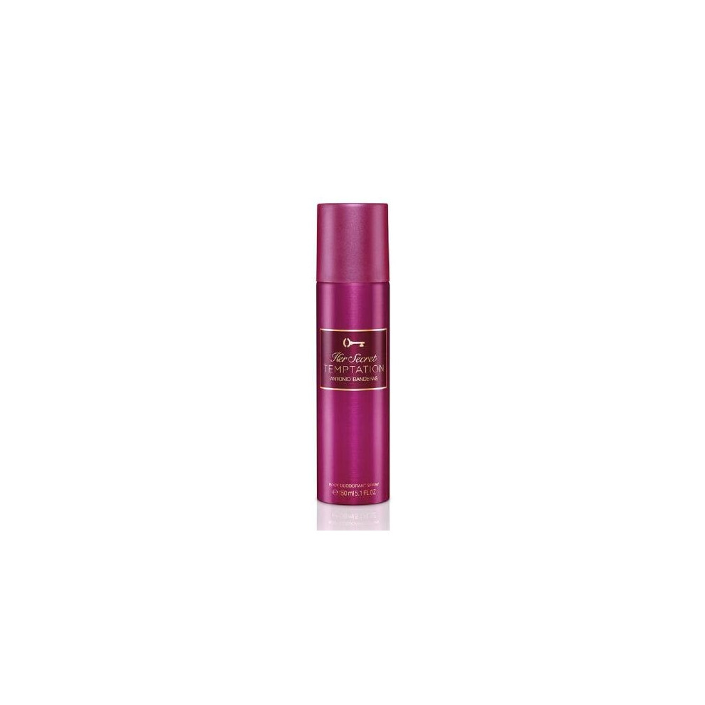 Antonio Banderas Her Secret Temptation 5 Oz Body Deodorant Spray For Women