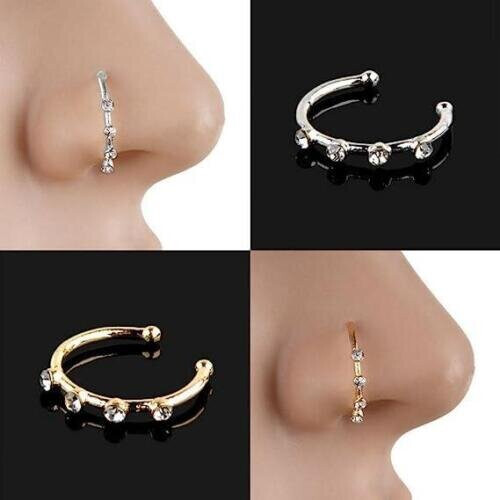 Silver nose ring on sale stud