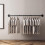 (Black) 180cm Wall Mounted Pipe Clothes Rail Garment Rack 4