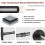 (Black) 180cm Wall Mounted Pipe Clothes Rail Garment Rack 8