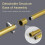 (Golden) 180cm Wall Mounted Pipe Clothes Rail Garment Rack 9
