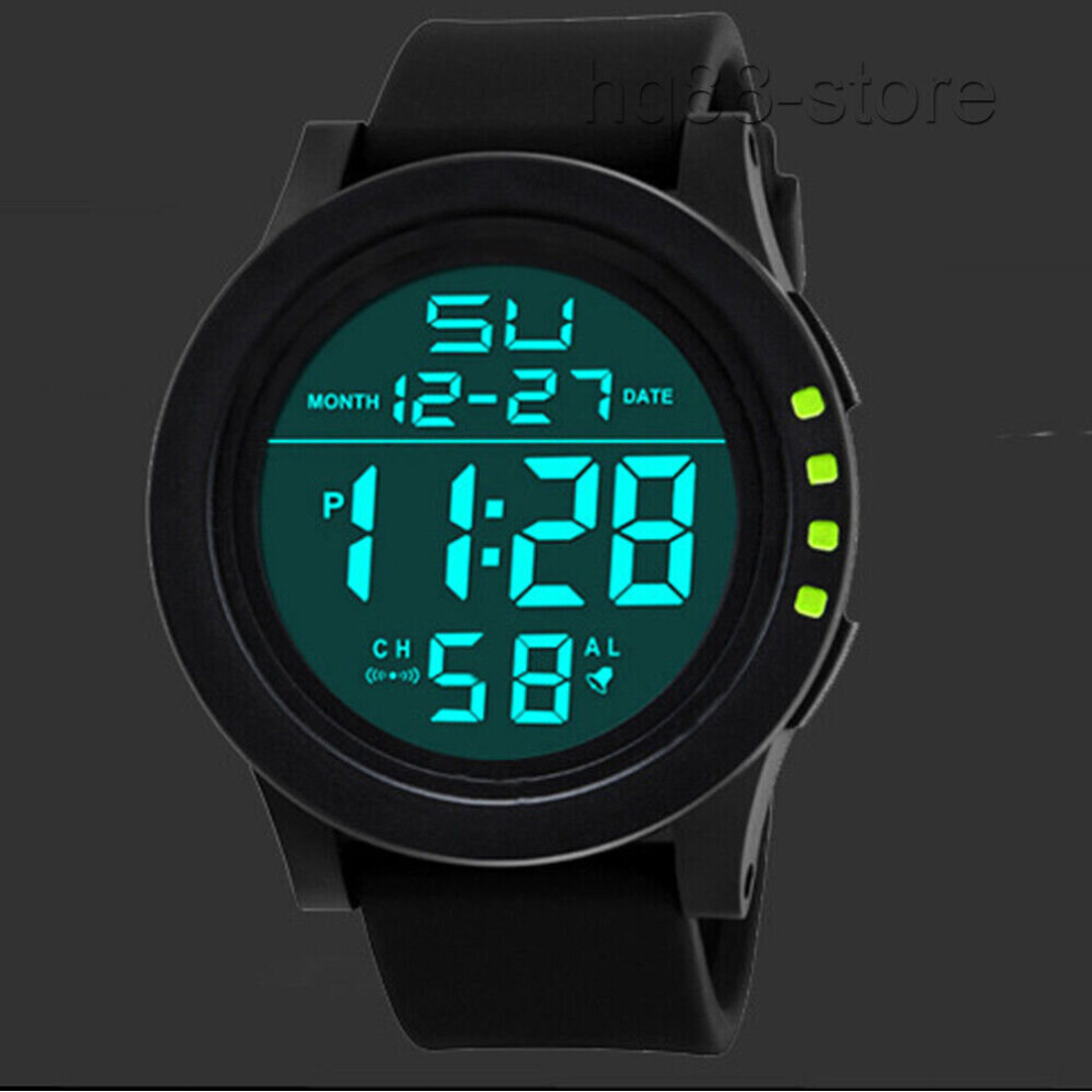 LED Digital Screen Wrist Sport Watch Date Watch for Men Women Boys