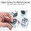 3x Kitchen Push In Tea Towel Holders Adhesive Wall Mount Hook Tea Towel Hooks 3