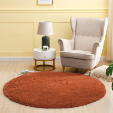 (120cm x 120cm (4ft x 4ft )Round Rug) Fluffy Shaggy Rugs Living Room Runner Carpet Mat