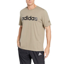 (Light Green, S) Adidas Mens T Shirts Essentials Embroidered Linear Logo Tee