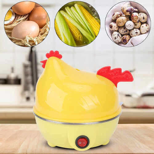 Multifunction Egg Cooker, Electric Egg Cooker Chicken Shape Rapid Egg Boiler 2