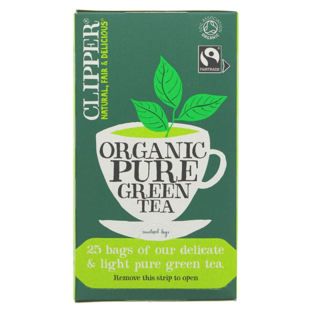 Clipper Green Tea 25bags ( pack of 6 )