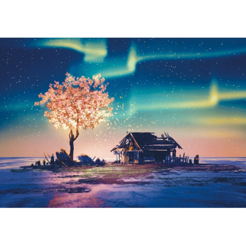 (Aurora) 1000 Pieces Of Puzzle Adult Decompression Scenery Series Jigsaw Puzzle Toy