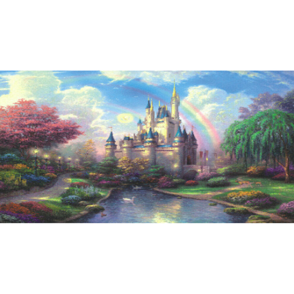 (Castle) 1000 Pieces Of Puzzle Adult Decompression Scenery Series Jigsaw Puzzle Toy