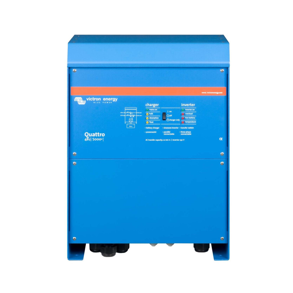 Victron Energy Quattro 48/5000/70-100/100 230V Ve.bus Inverter/Charger 8719076024231