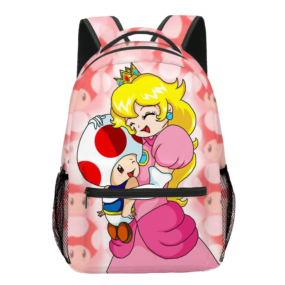 (05) 2023 New Super Mario Kids Schoolbag Bowser-Luigi Mario-Yoshi-Peach Backpack Traveling Bag Not,Specified