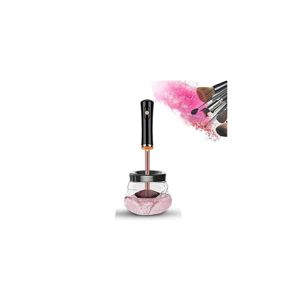 Ifsecond Makeup Brush Cleaner Dryer, Automatic Cleaner Dryer Machine,Professional Electric Brush Cleaning Tool, 360 Degree Rotation, Wash And Dry In Seconds