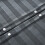 (Single) Satin Stripe Duvet Cover Charcoal Grey Bedding Set 3