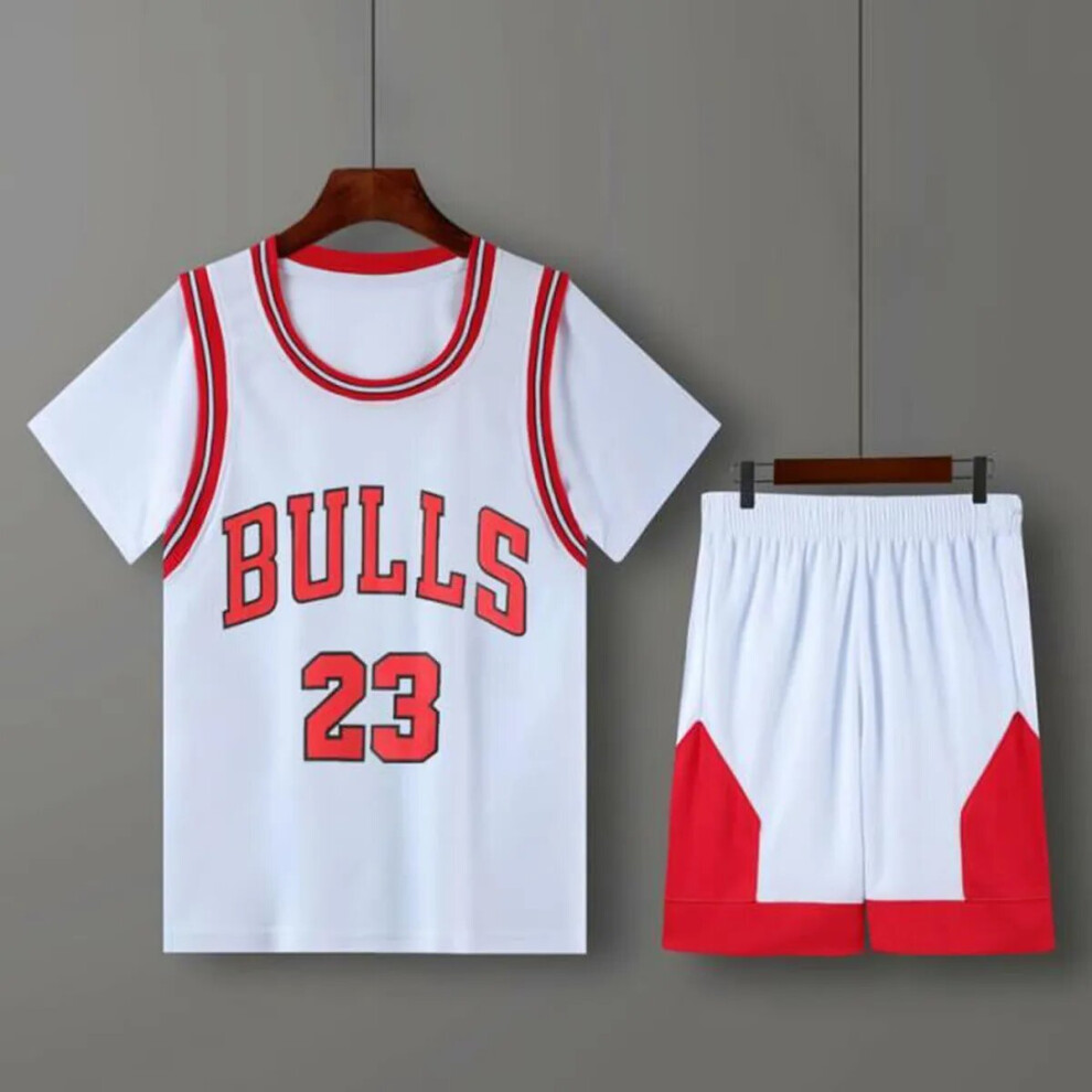 (white 120cm) Michael Jordan children's jersey set