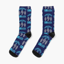Dress Socks Audiologists Are Ear Resistible Funny Audiology Audiologist Novelty Fancy Crazy Pattern Crew Casual for Men Women