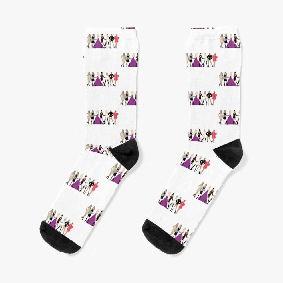 Dress Socks Taylor Swift Eras Novelty Fancy Crazy Pattern Crew Casual for Men Women