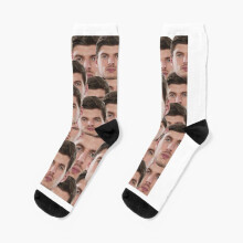 Dress Socks max verstappen redbull drivers head Novelty Fancy Crazy Pattern Crew Casual for Men Women