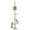ELECWISH 4-Tier Floor to Ceiling Tower Cat Tree with Scratching Post Beige 1