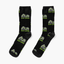 Dress Socks I'd Rather Be Riding A Roller Coaster Novelty Fancy Crazy Pattern Crew Casual for Men Women