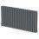 Anthracite Designer Radiator Horizontal Oval Column Double Panel Rad 600x1200mm 6