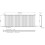 Anthracite Designer Radiator Horizontal Oval Column Single Panel Rad 600x1560mm 7