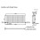 Anthracite Designer Radiator Horizontal Oval Column Single Panel Rad 600x1560mm 8
