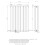 Anthracite Designer Radiator Horizontal Oval Column Double Panel Rad 600x420mm 7