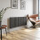 Anthracite Designer Radiator Horizontal Oval Column Single Panel Rad 600x1560mm 3