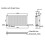 Anthracite Designer Radiator Horizontal Oval Column Double Panel Rad 600x1200mm 8