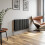 Anthracite Designer Radiator Horizontal Oval Column Double Panel Rad 600x1200mm 3