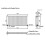 Anthracite Designer Radiator Horizontal Oval Column Double Panel Rad 600x1200mm 9