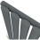 Anthracite Designer Radiator Horizontal Oval Column Single Panel Rad 600x1560mm 5