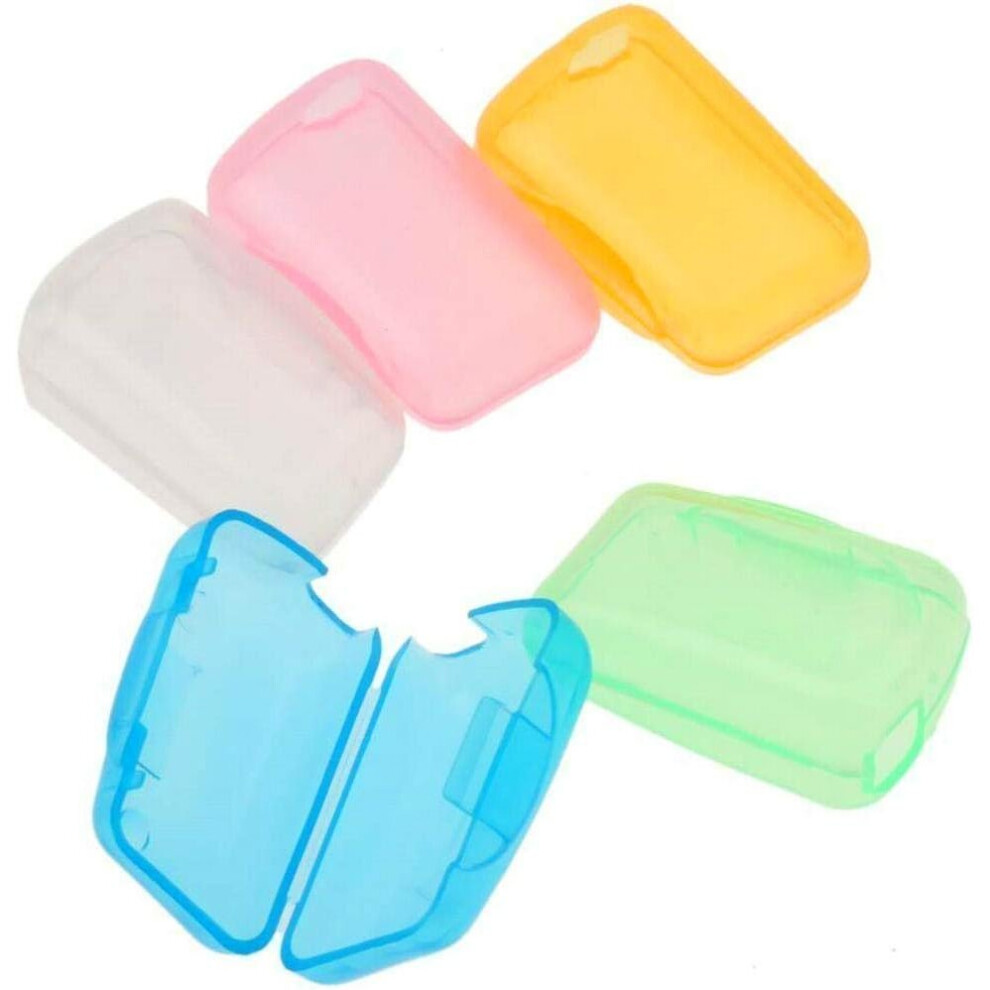 Yadong 5 Pieces Travel Portable Toothbrush Head Covers Toothbrush Protective Case
