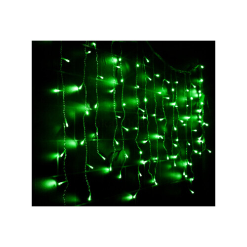 (Green) Waterproof Multi-Color Icicle Decorative Lights