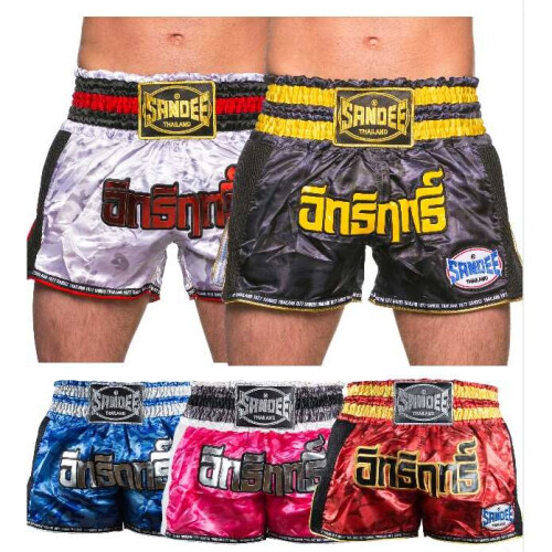 (Red/Gold, Extra Large) Sandee Supernatural Thai Shorts 1