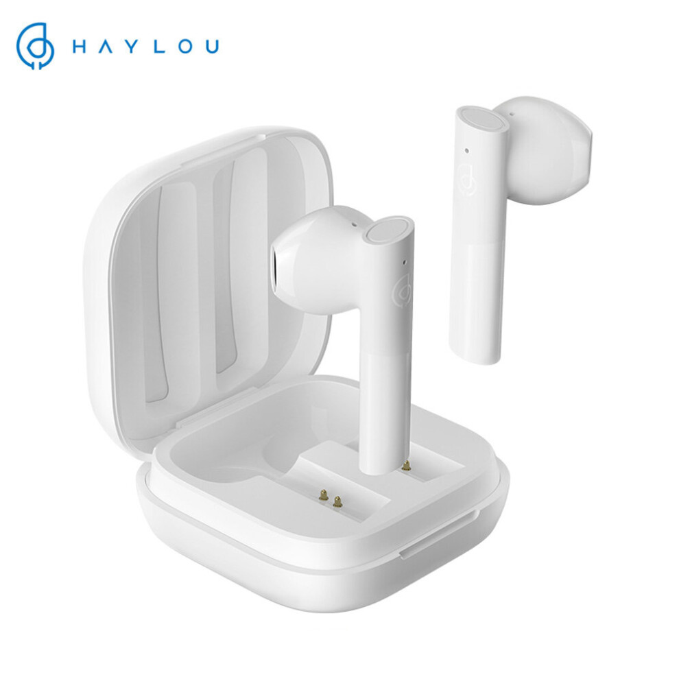 (A-Gt6 ) Haylou Gt6 Tws Wireless Headphone Bluetooth 5.2 Low Latency 12Mm Dynamic Driver Earbuds Aac Stero Sound Earphones Semi In-Ear White 4851204916491