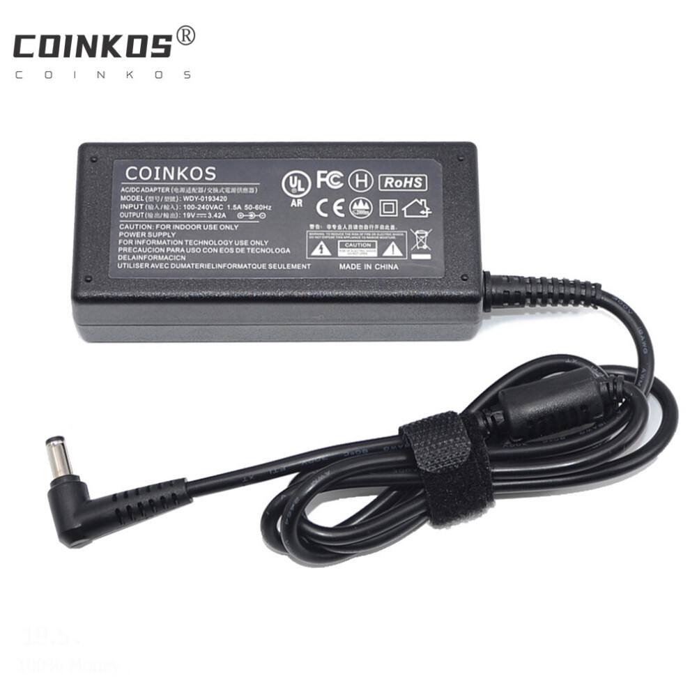 (A-Coinkos) Coinkos 19V 3.42A 65W Power Supply Notebook Ac Adapter Charger For Asus Laptop Exa0703yh Pa-1650-66 Sadp-65Nb Exa1208eh 13514 4855672978982