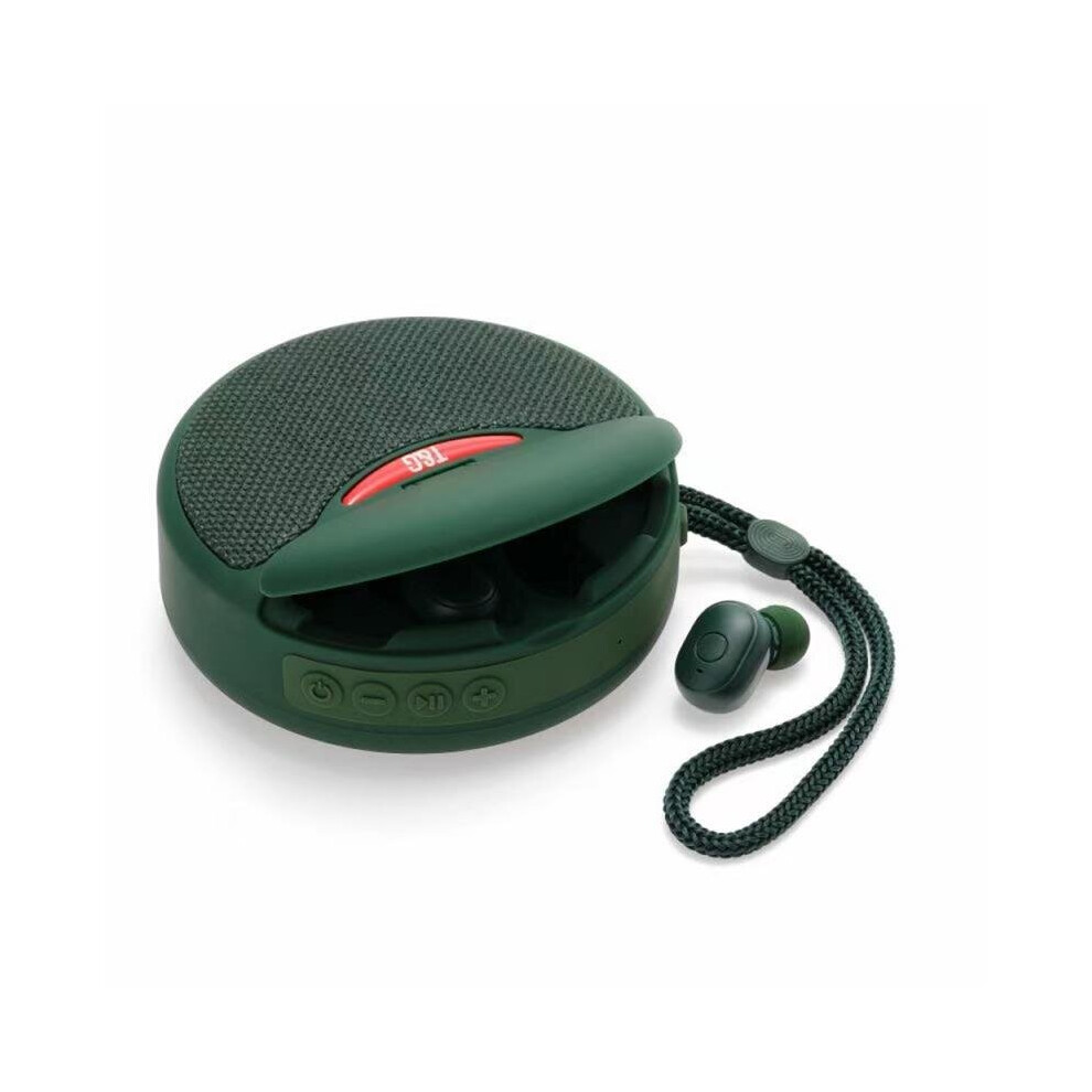 (A-) Headset Speaker Mini Tg808 Wireless Headphones In-Ear Earphone Portable Speaker Speaker Headphone Hands-Free Green 4854472188690