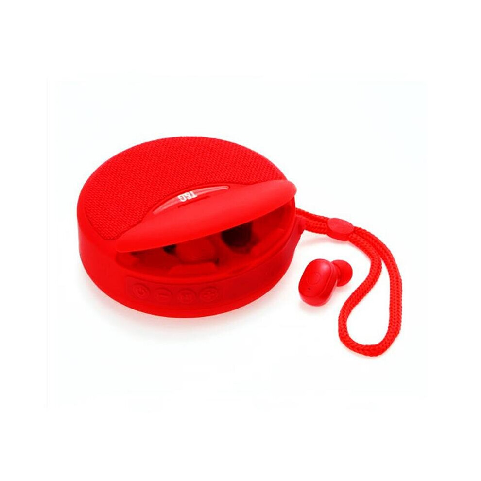 (A-) Headset Speaker Mini Tg808 Wireless Headphones In-Ear Earphone Portable Speaker Speaker Headphone Hands-Free Red 4854472188706