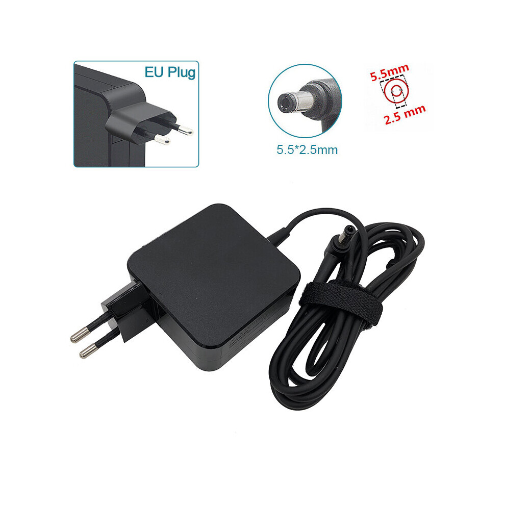 (A-Eu Plug) 19V 2.37A 45W 5.5X2.5mm Dc Charger Adapter For Asus X450 X551ca X555 K53s K52f X555l F555l X552c X550c X550 X550l X501a Adp-45Bw 4855672964305