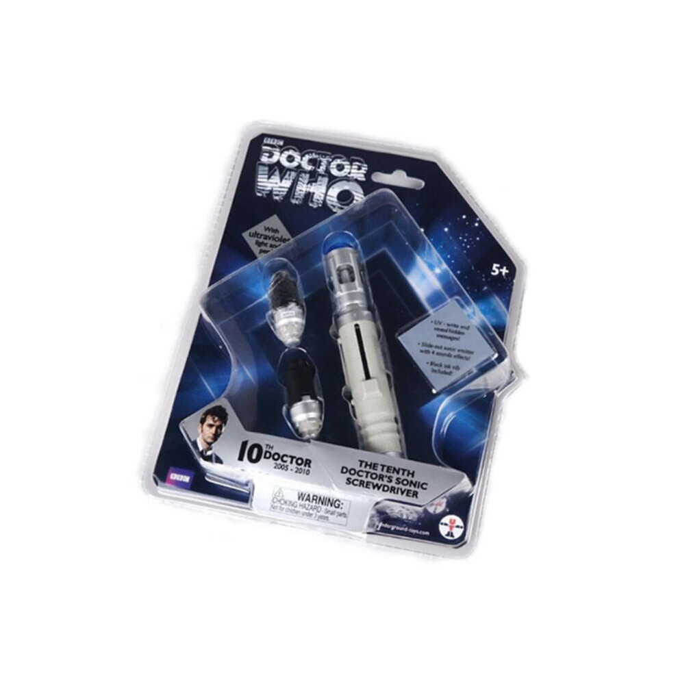 (Doctor Who 10Th Sonic Screwdriver Model ) Doctor Who The 10Th 12Th Sonic Screwdriver Model Sounds Toy Gift Light