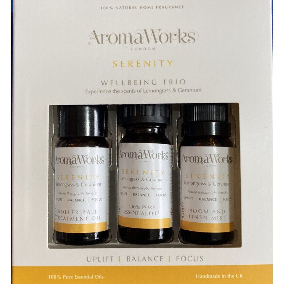 Aromaworks Serenity Well-being Trio