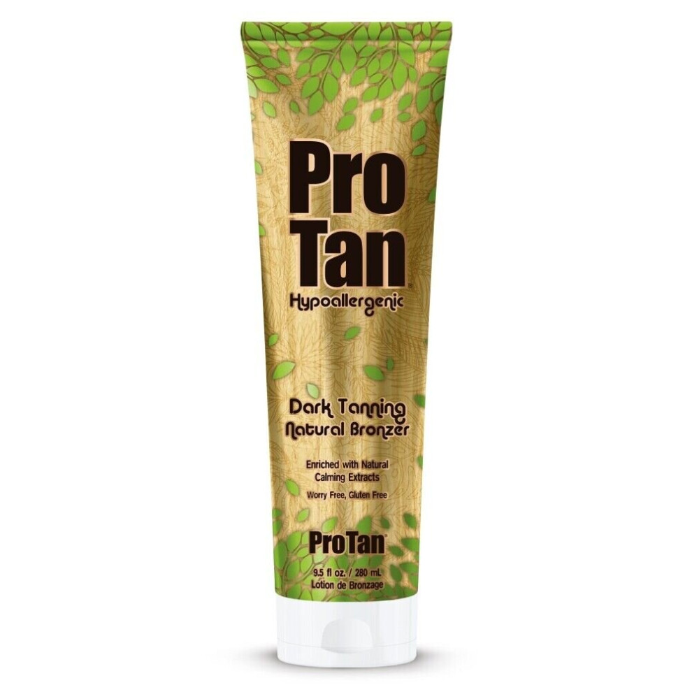 Pro Tan Hypoallergenic Tanning Lotion Dark Natural Skincare Sunbed Bronzer 280ml