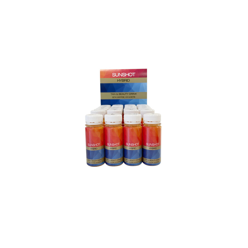 Sunshot Hybrid Original Tanning Accelerator Sun Tan & Beauty Drink - 24 X 60Ml