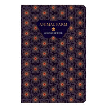 Animal Farm George Orwell Hardback Book Metallic Design Chiltern