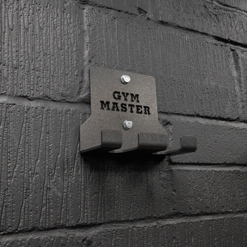 (2 Bar Storage Rack) GYM MASTER Vertical Wall Mounted Olympic 2" Barbell Storage Hanging Rack 1