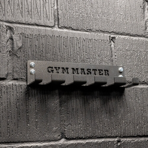 (5 Bar Storage Rack) GYM MASTER Vertical Wall Mounted Olympic 2" Barbell Storage Hanging Rack 1